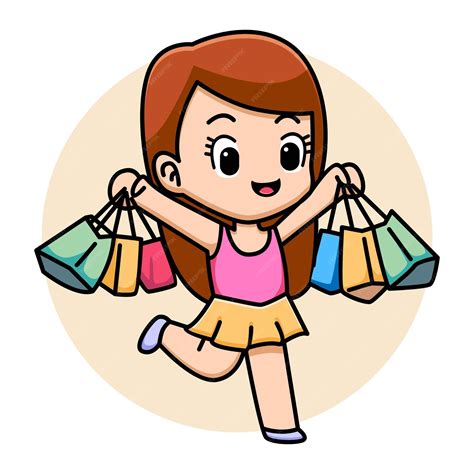 shopping cartoon images